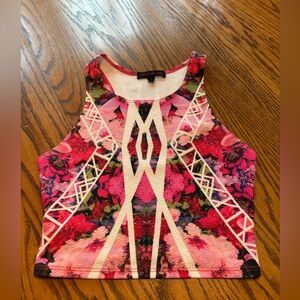 Floral crop top